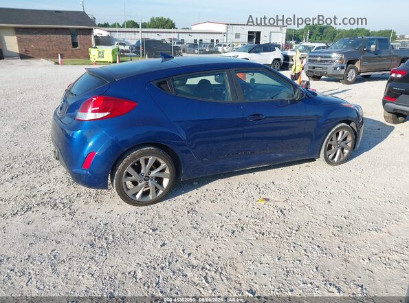 KMHTC6AD6HU311537 2017 HYUNDAI VELOSTER Blue უკანა მარჯვენა
