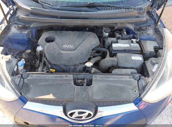 KMHTC6AD6HU311537 2017 HYUNDAI VELOSTER Blue უკანა ხედი