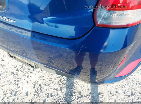 KMHTC6AD6HU311537 2017 HYUNDAI VELOSTER Blue ხელსაწყოთა პანელის ხედი