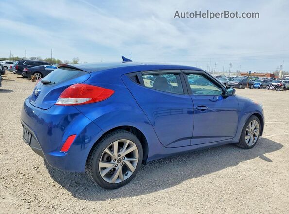 KMHTC6AD6HU322392 2017 HYUNDAI VELOSTER Blue უკანა მარჯვენა