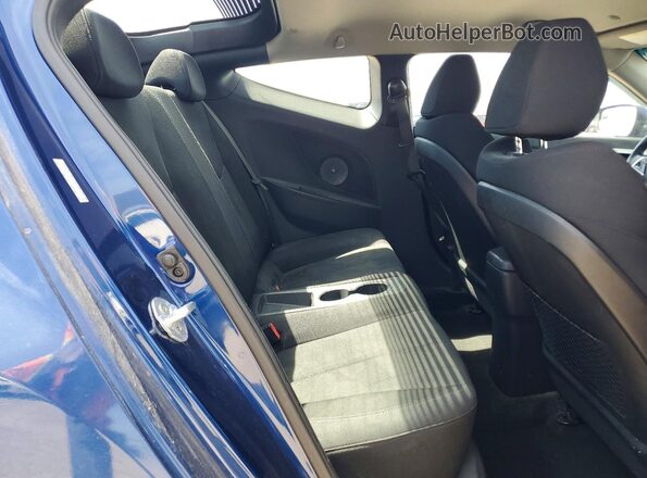 KMHTC6AD6HU322392 2017 HYUNDAI VELOSTER Blue უკანა სავარძლების ხედი