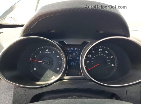 KMHTC6AD6HU322392 2017 HYUNDAI VELOSTER Blue ხელსაწყოთა პანელის ხედი