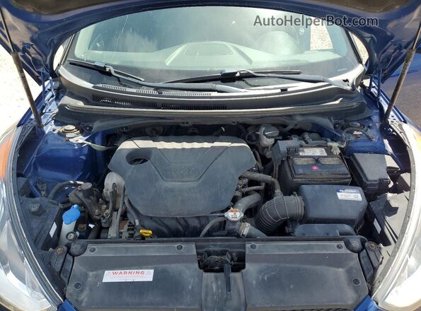 KMHTC6AD6HU322392 2017 HYUNDAI VELOSTER Blue უკანა სალონის ხედი