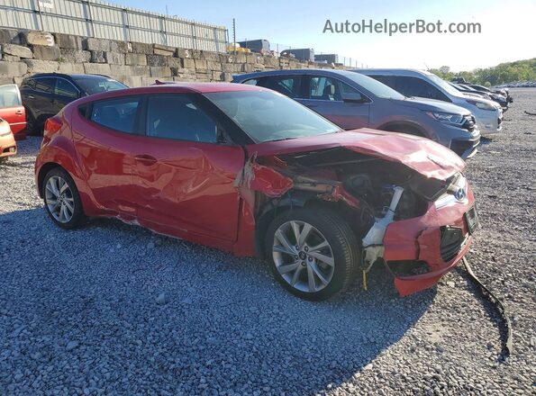 KMHTC6AD7GU258863 2016 HYUNDAI VELOSTER Красный Передняя правая четверть