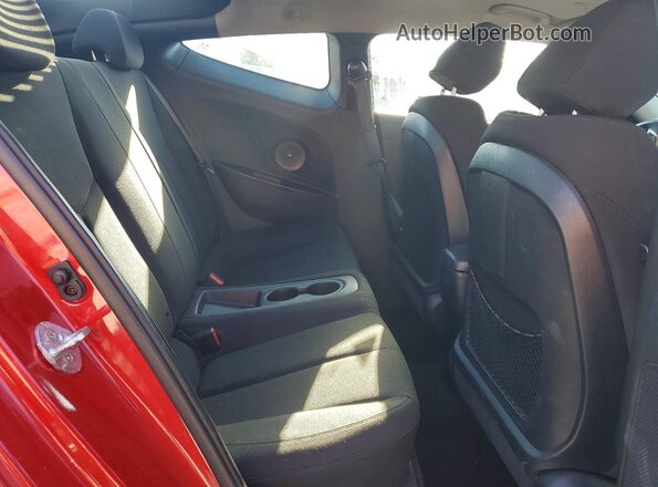 KMHTC6AD7GU258863 2016 HYUNDAI VELOSTER Красный Вид задних сидений