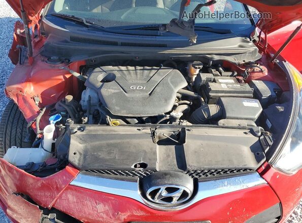 KMHTC6AD7GU258863 2016 HYUNDAI VELOSTER Красный Вид задней части салона
