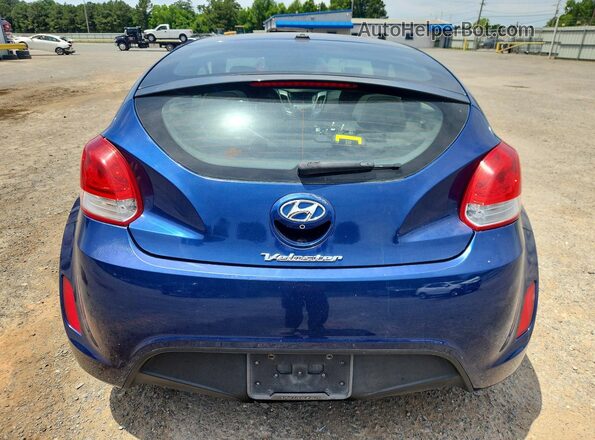 KMHTC6AD7HU306234 2017 HYUNDAI VELOSTER Blue Vista trasera