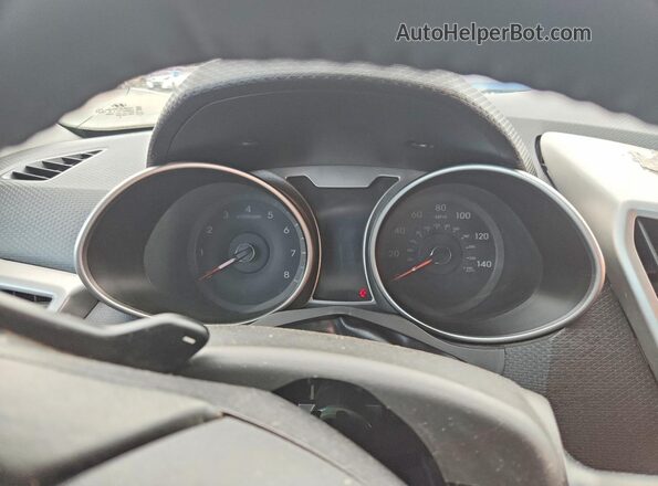 KMHTC6AD7HU306234 2017 HYUNDAI VELOSTER Blue Vista del cuadro de instrumentos