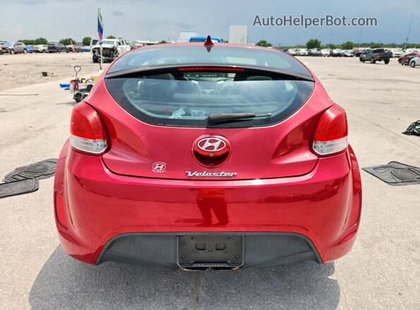KMHTC6AD7HU307643 2017 HYUNDAI VELOSTER Красный Вид сзади
