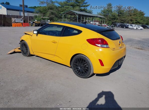 KMHTC6AD7HU320568 2017 HYUNDAI VELOSTER Yellow 