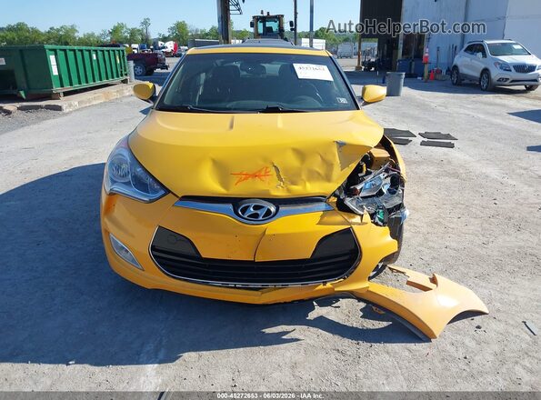KMHTC6AD7HU320568 2017 HYUNDAI VELOSTER Yellow 
