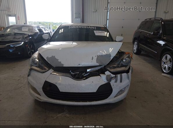 KMHTC6AD8HU310647 2017 HYUNDAI VELOSTER Белый Вид щитка приборов