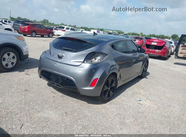 KMHTC6AD8HU324287 2017 HYUNDAI VELOSTER Серый Задняя правая четверть