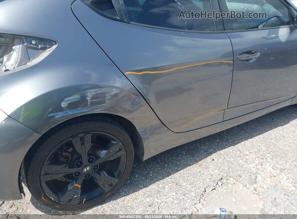 KMHTC6AD8HU324287 2017 HYUNDAI VELOSTER Серый Вид спереди