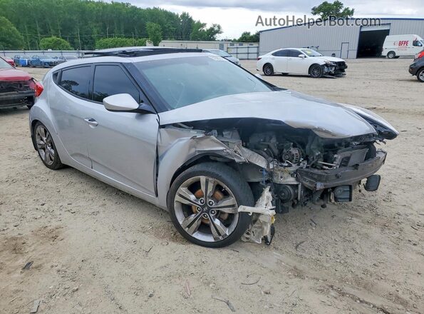 KMHTC6AD9GU282582 2016 HYUNDAI VELOSTER Silver Front right