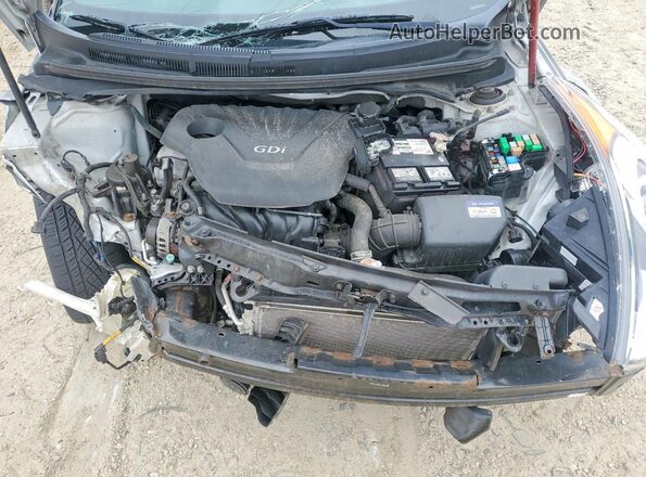 KMHTC6AD9GU282582 2016 HYUNDAI VELOSTER Silver Engine compartment view