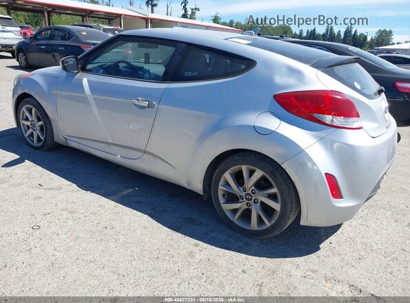 KMHTC6AD9GU283618 2016 HYUNDAI VELOSTER Серебряный Задняя левая четверть