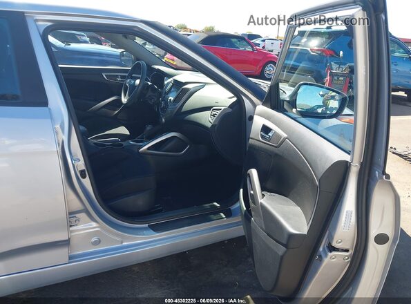KMHTC6AD9GU289161 2016 HYUNDAI VELOSTER Gray წინა სალონის ხედი