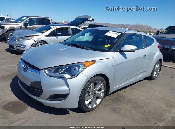KMHTC6AD9GU289161 2016 HYUNDAI VELOSTER Gray წინა მარცხენა ხედი სამი მეოთხედიდან