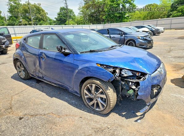 KMHTC6AD9GU302104 2016 HYUNDAI VELOSTER Blue წინა მარჯვენა