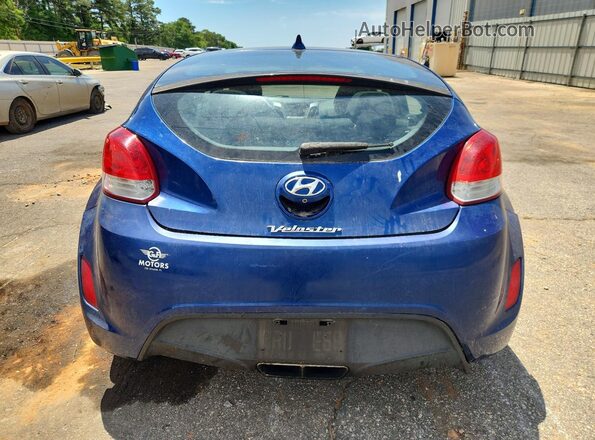 KMHTC6AD9GU302104 2016 HYUNDAI VELOSTER Blue უკანა ხედი