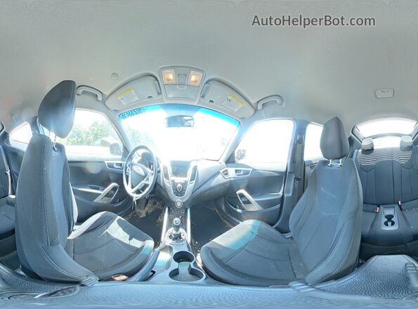 KMHTC6AD9GU302104 2016 HYUNDAI VELOSTER Blue VIN კოდის სტიკერის ხედი