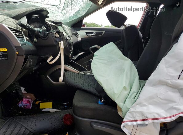 KMHTC6ADXHU306843 2017 HYUNDAI VELOSTER Red Սալոնի դիմացի տեսք