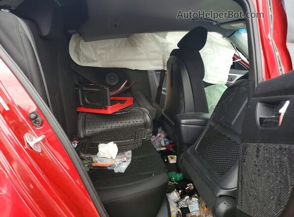 KMHTC6ADXHU306843 2017 HYUNDAI VELOSTER Red Հետևի նստատեղերի տեսք