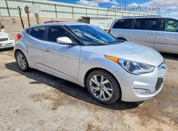 KMHTC6ADXHU308169 2017 HYUNDAI VELOSTER Silver 