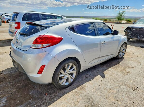 KMHTC6ADXHU308169 2017 HYUNDAI VELOSTER Silver 