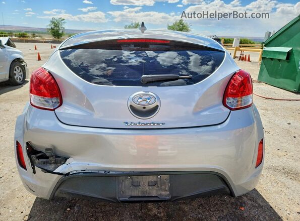 KMHTC6ADXHU308169 2017 HYUNDAI VELOSTER Silver 