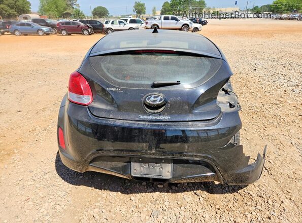 KMHTC6ADXHU324386 2017 HYUNDAI VELOSTER Black Հետևի տեսք