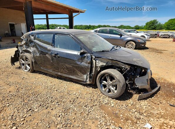 KMHTC6ADXHU324386 2017 HYUNDAI VELOSTER Black Առջևի աջ