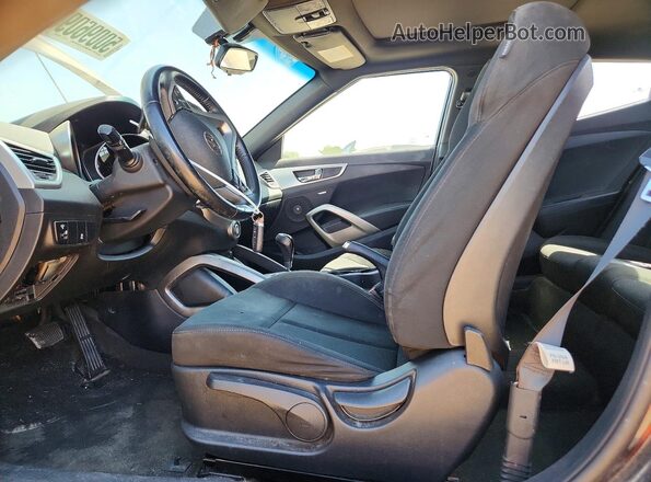 KMHTC6ADXHU324386 2017 HYUNDAI VELOSTER Black Սալոնի դիմացի տեսք