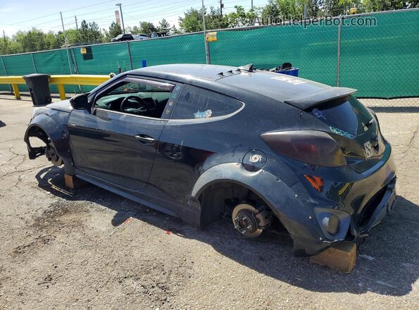 KMHTC6AE0GU263783 2016 HYUNDAI VELOSTER Black Задня ліва чверть