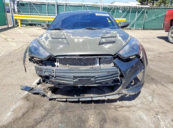 KMHTC6AE0GU263783 2016 HYUNDAI VELOSTER Black Вид спереду