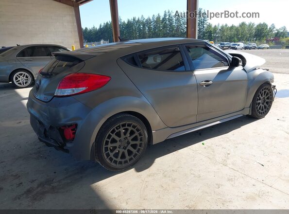 KMHTC6AE1GU265459 2016 HYUNDAI VELOSTER Gray Trasero derecho
