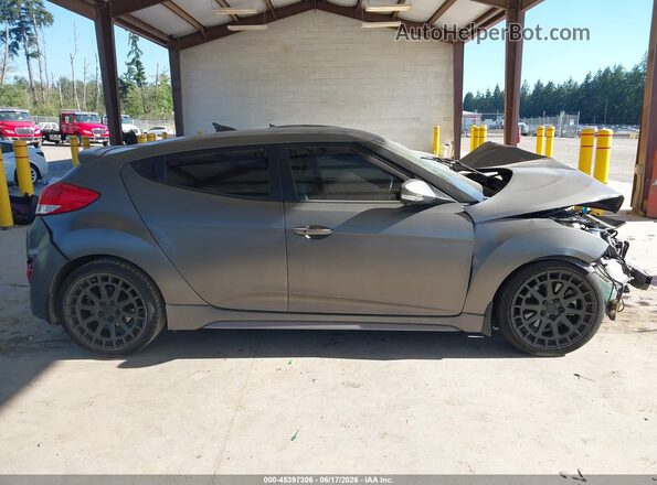 KMHTC6AE1GU265459 2016 HYUNDAI VELOSTER Gray Vista interior trasera