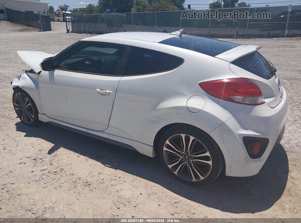 KMHTC6AE1GU287154 2016 HYUNDAI VELOSTER White Trasero izquierdo