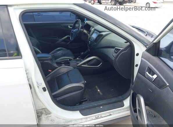 KMHTC6AE1GU296596 2016 HYUNDAI VELOSTER White Widok wnętrza z przodu