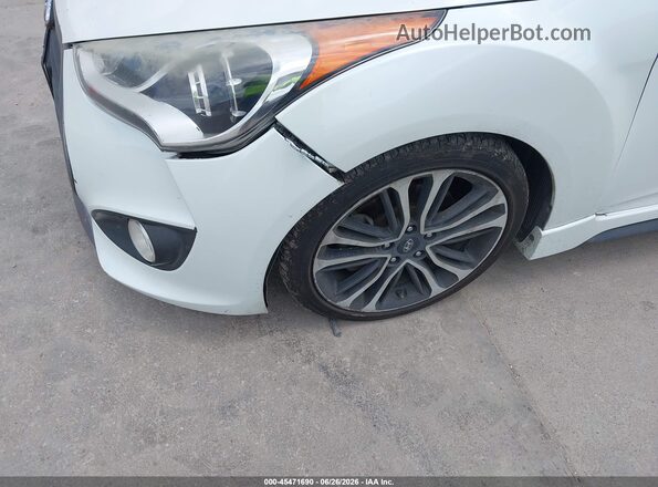KMHTC6AE1GU296596 2016 HYUNDAI VELOSTER White Widok zestawu wskaźników