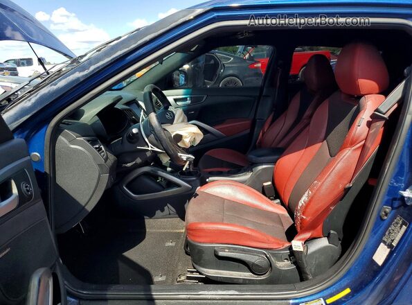 KMHTC6AE1HU316900 2017 HYUNDAI VELOSTER Blue 