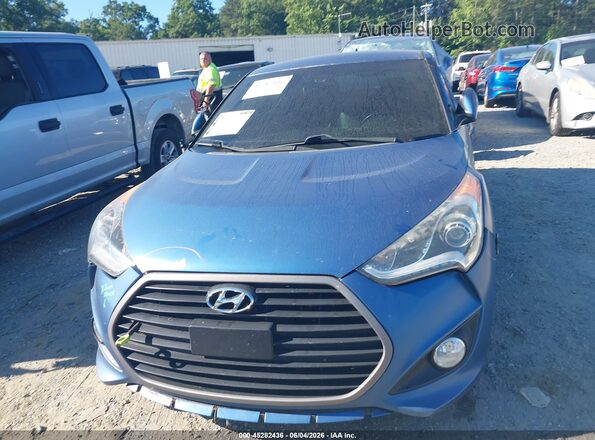 KMHTC6AE2GU260254 2016 HYUNDAI VELOSTER Blue Vista del cuadro de instrumentos