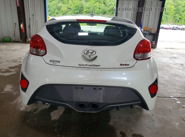 KMHTC6AE2GU285042 2016 HYUNDAI VELOSTER White უკანა ხედი