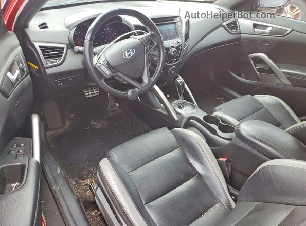 KMHTC6AE2GU291732 2016 HYUNDAI VELOSTER Red Առջևի վահանակի տեսք