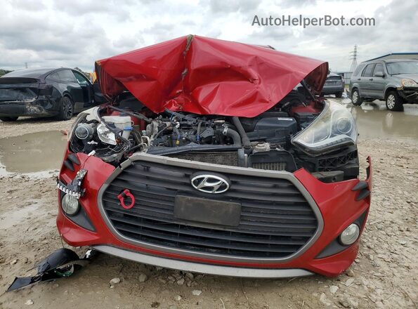 KMHTC6AE2GU291732 2016 HYUNDAI VELOSTER Red Դիմացի տեսք