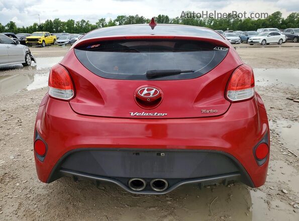 KMHTC6AE2GU291732 2016 HYUNDAI VELOSTER Red Հետևի տեսք