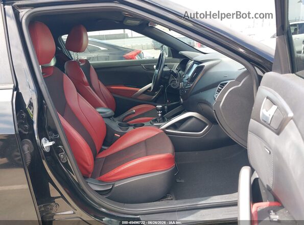 KMHTC6AE2HU318820 2017 HYUNDAI VELOSTER Black Սալոնի դիմացի տեսք