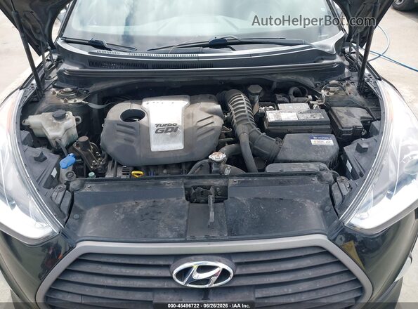 KMHTC6AE2HU318820 2017 HYUNDAI VELOSTER Black Հետևի տեսք