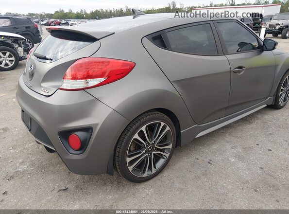 KMHTC6AE3GU265639 2016 HYUNDAI VELOSTER Gray 
